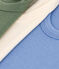 3er-Set Unifarbene Kinder-Tanktops aus Baumwolle variante 1
