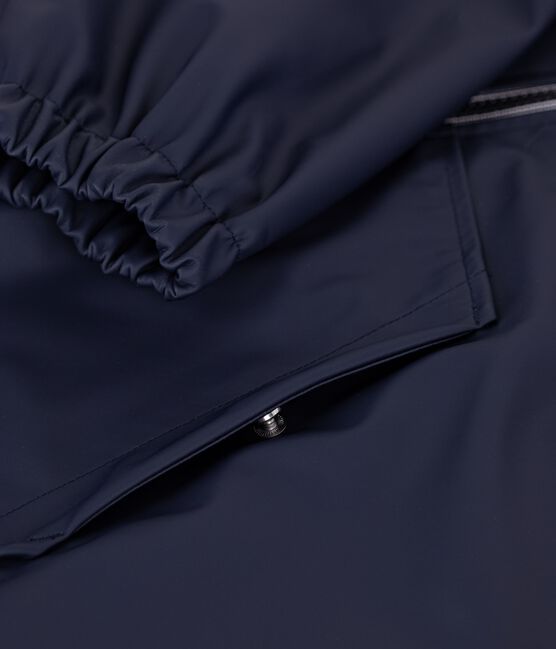 Kurze Damen-Regenjacke blau SMOKING