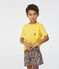 Bedruckte Strandshorts Kinder Jungen weiss MARSHMALLOW/weiss MULTICO