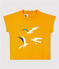 Kurzärmeliges Baby-T-Shirt aus Baumwolle für Jungen. gelb TEHONI