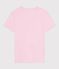 Kurzärmeliges Damen T-Shirt aus einfarbiger Baumwolle rosa MARQUISE