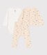 Baby-Set aus bedruckter Baumwolle