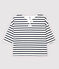 Marineshirt für Damen weiss MARSHMALLOW/blau SMOKING