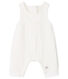 Lange Baby-Latzhose aus gestepptem Doppeljersey für Jungen