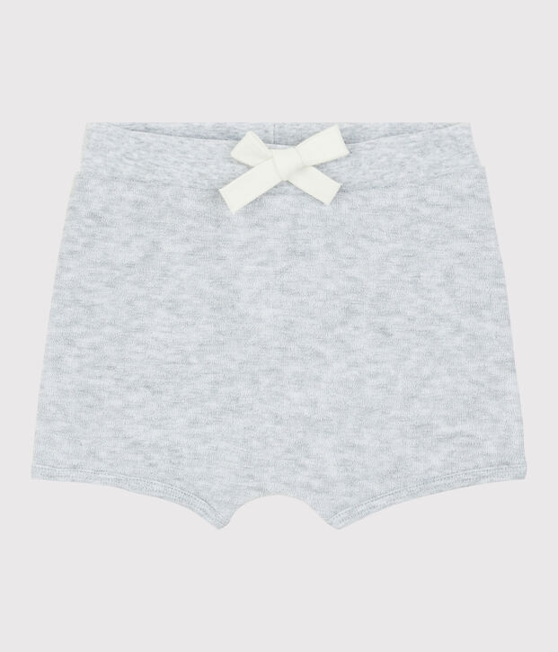 Baby-Shorts aus Boucl&eacute;-Frottee f&uuml;r Jungen grau