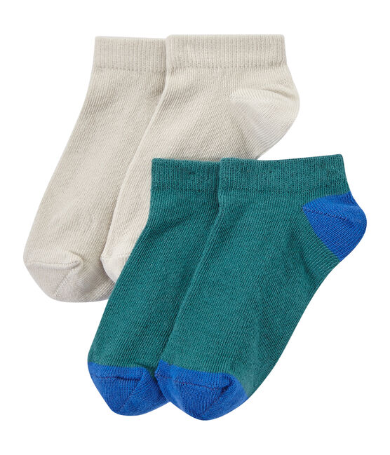 Jungen-Kurzsocken im 2er-Set weiss LOT