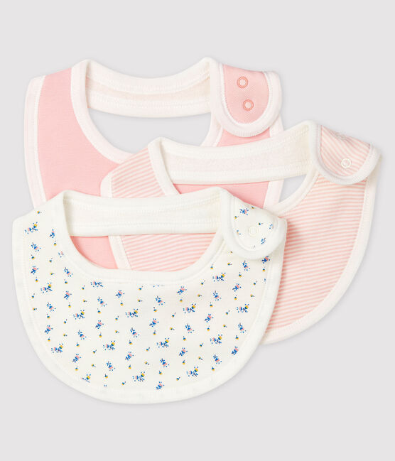 3er-Set Baby-Lätzchen aus Rippstrick variante 1