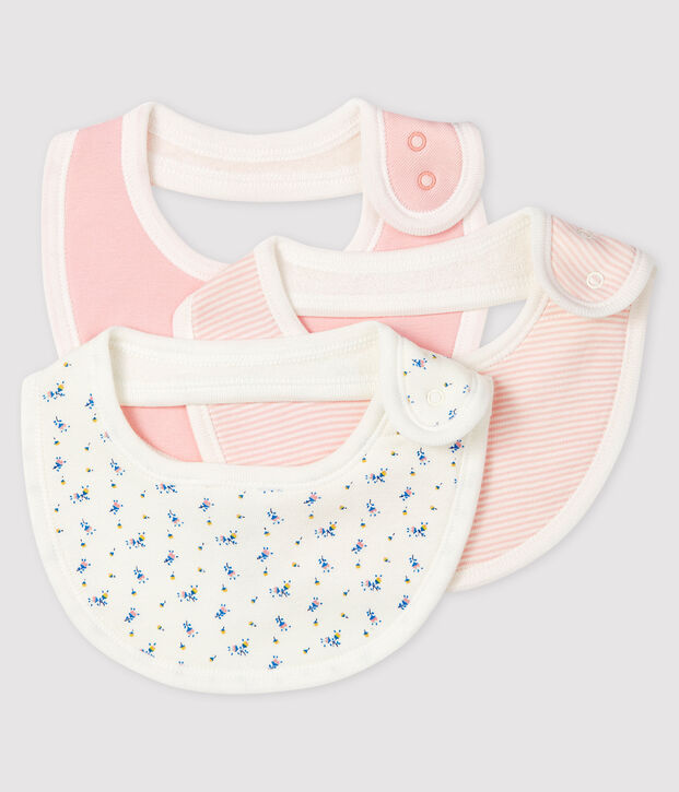 3er-Set Baby-L&auml;tzchen aus Rippstrick vielfarbig
