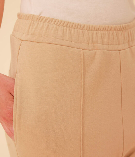Damenhose aus Baumwolle  beige FACILE