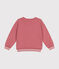 Kinder-Sweatshirt aus Molton für Mädchen und Jungen rosa ROSEWOOD