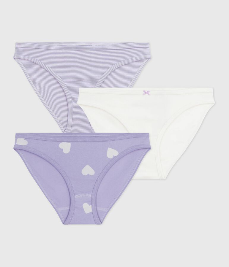 Set Damen-Slips aus Baumwolle vielfarbig