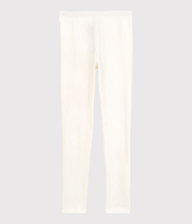 Kinder-Leggings aus Jersey mit Lycra f&uuml;r M&auml;dchen weiss