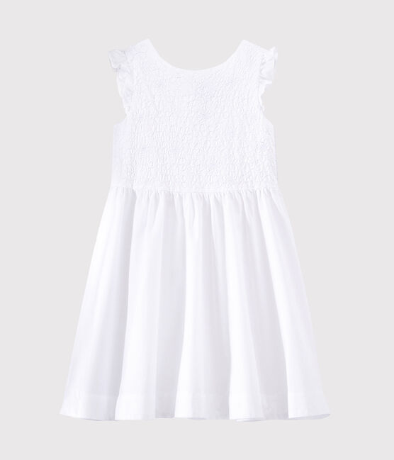 Festliches Mädchen-Kleid weiss ECUME