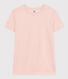 Damen-T-Shirt LE DROIT aus Baumwolle mit Rundhalsausschnitt