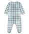 Baby-Strampler aus Doppeljersey für Jungen weiss MARSHMALLOW/weiss MULTICO