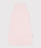 Babyschlafsack aus einfarbiger Baumwolle TOG 0,5 rosa FLEUR