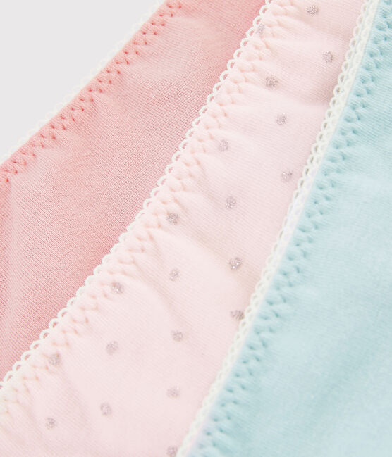 Set mit 3 paillettenbesetzten Höschen für kleine Mädchen variante 1