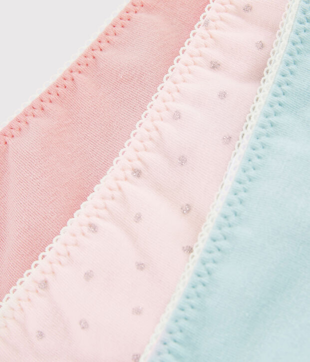 Set mit 3 paillettenbesetzten H&ouml;schen f&uuml;r kleine M&auml;dchen vielfarbig