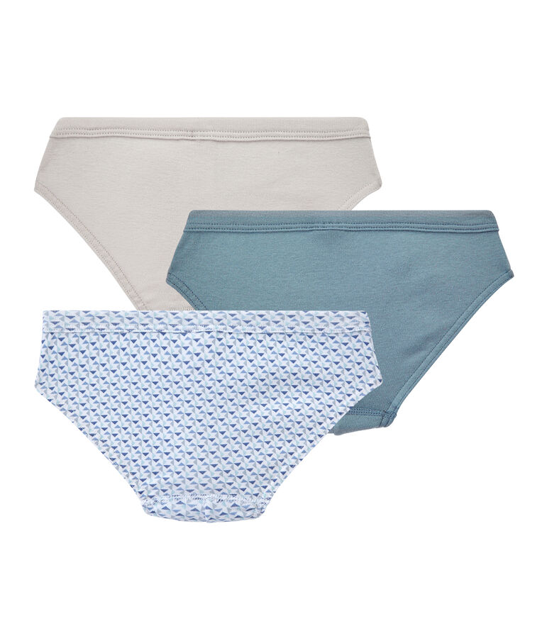 Jungen-Slips im 3er-Set weiss