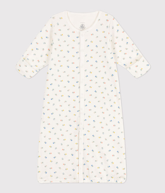 Bedruckter Kombi-Overall aus Baumwolle weiss MARSHMALLOW/weiss MULTICO