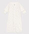 Bedruckter Kombi-Overall aus Baumwolle weiss MARSHMALLOW/weiss MULTICO