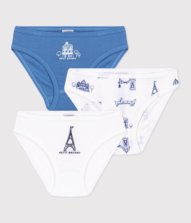 Lot de 3 culottes en coton vielfarbig