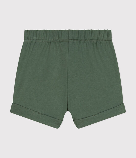 Baby-Shorts aus leichtem Jerseystoff grün CROCO