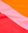 Damen-Badeanzug aus recyceltem Material rot PEPS/weiss MULTICO
