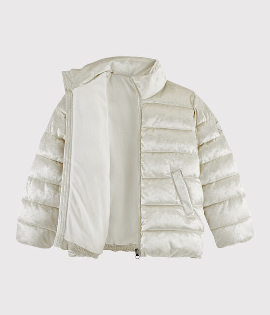 Kinder-Jacke aus Samt für Mädchen grau ARGENT