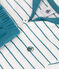 2-teiliges Baby-Set aus Baumwolle, gestreiftes T-Shirt und einfarbige Shorts grün MARSHMALLOW/ DRAGONFLY