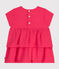 Kurzärmeliges Baby-Kleid rosa GLOSS
