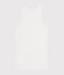 Damen-Tanktop L’Iconique aus Baumwolle weiss ECUME