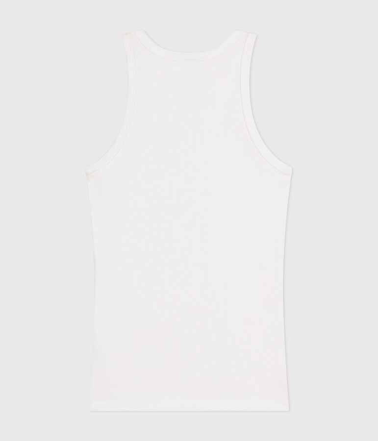 Damen-Tanktop L&rsquo;Iconique aus Baumwolle weiss ECUME