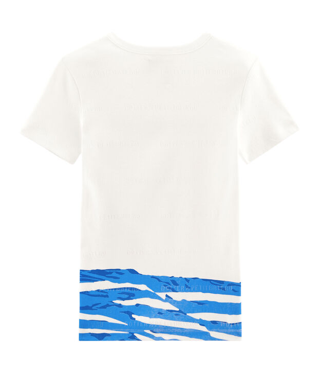 Kurz&auml;rmliges T-Shirt weiss