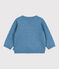 Baby-Pullover aus Wolle und Baumwolle mit Schiff-Motiv blau ADRIATIC/ MULTICO