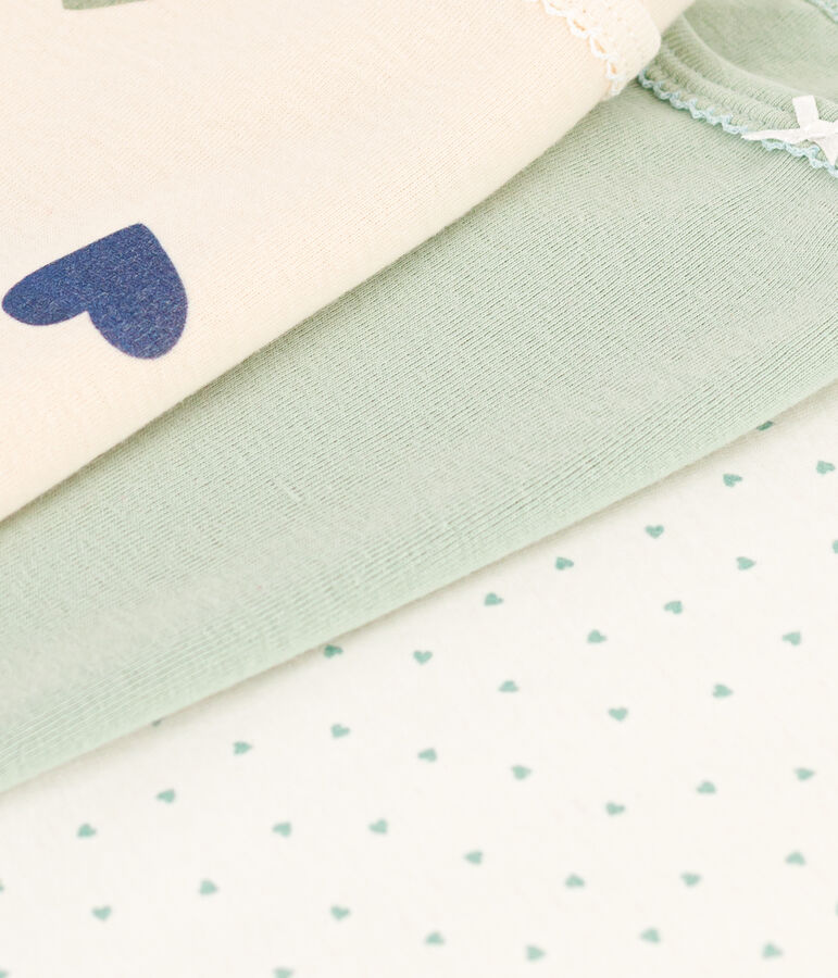 3er-Set Kinder-Tr&auml;gerhemden aus Baumwolle variante 1