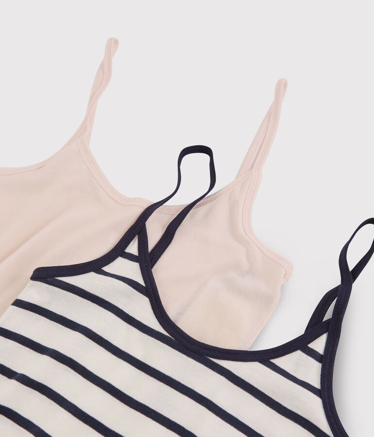 Set mit 2 Tr&auml;gershirts f&uuml;r Damen vielfarbig