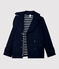Damen-Caban aus Wolle blau SMOKING