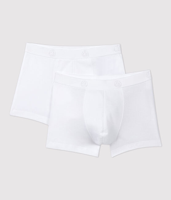 2er-Set weiße Boxershorts für Jungen variante 1