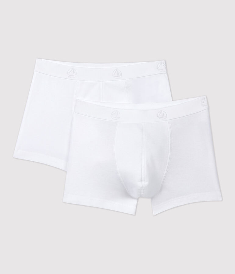 2er-Set wei&szlig;e Boxershorts f&uuml;r Jungen variante 1