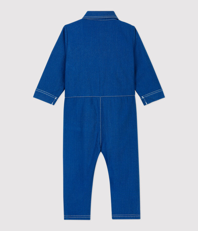Langer Baby-Overall. blau