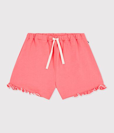 Kinder-Shorts aus einfarbiger Baumwolle