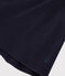 Kurzärmeliges Damen-T-Shirt L'ICONIQUE aus einfarbigem Rippstrick blau SMOKING