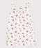 Kinder-Nachthemd aus Baumwolle mit Fruchtmotiven weiss MARSHMALLOW/weiss MULTICO
