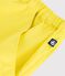 Kinder-Shorts aus einfarbiger Baumwolle gelb