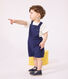 Kurze Baby-Latzhose aus Serge