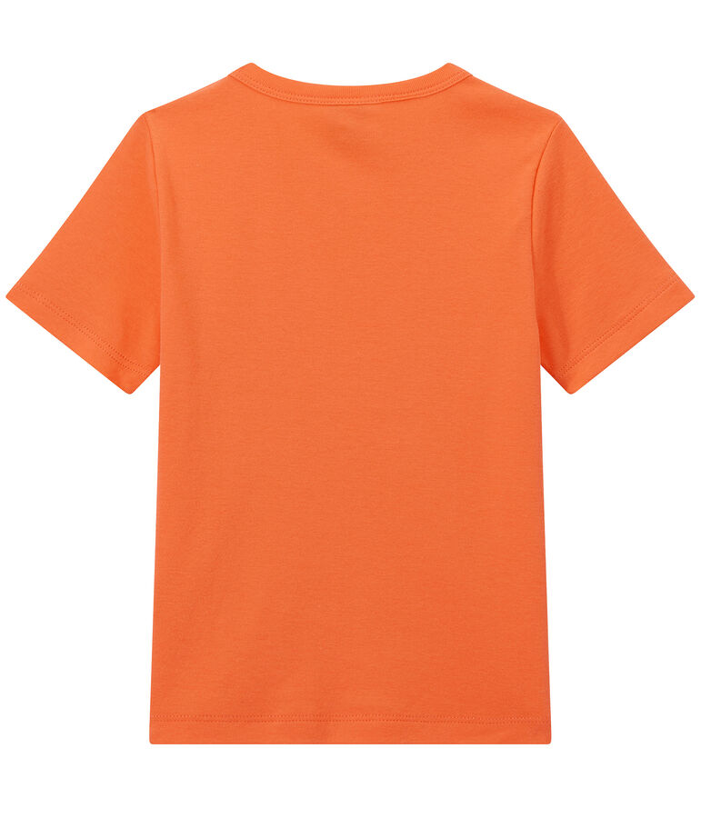 Jungen-T-Shirt mit Brusttasche orange