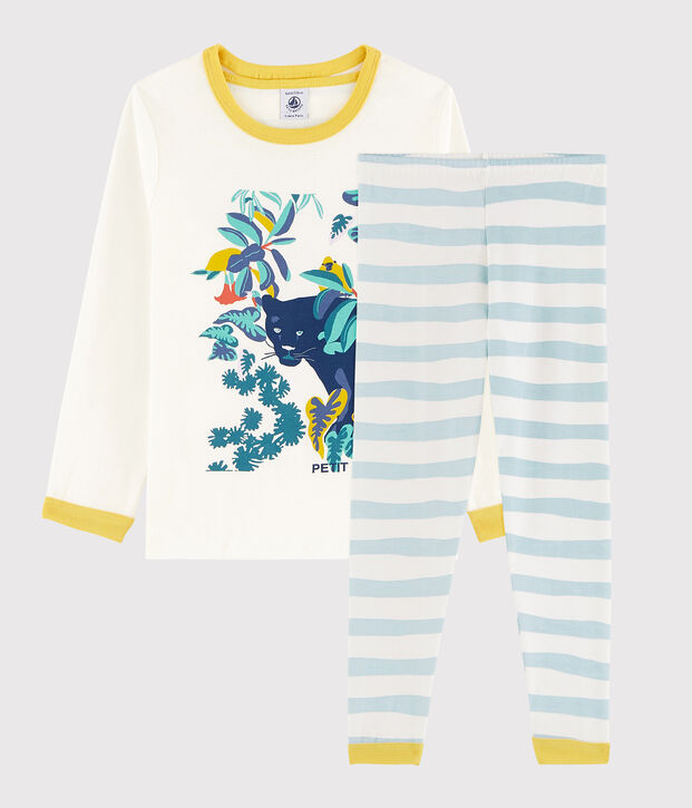 Set aus 2 Rippstrick-Pyjamas f&uuml;r kleine Jungen vielfarbig