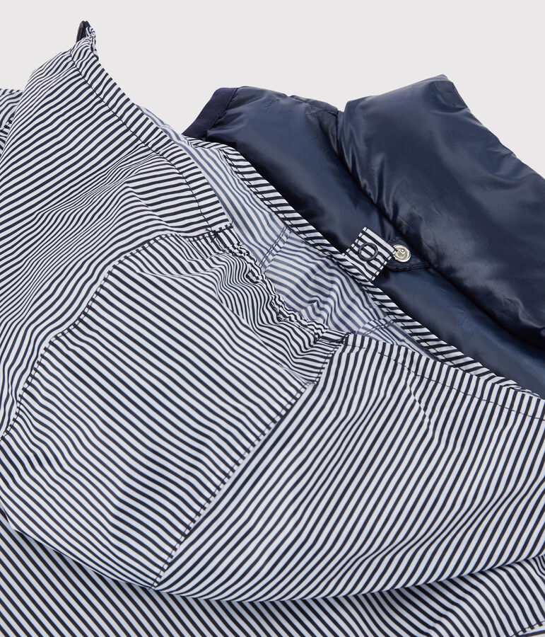 Windjacke f&uuml;r Kinder, 3 in 1, aus recycelten Material blau