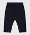 Baby-Hose aus gestepptem Doppeljersey blau SMOKING